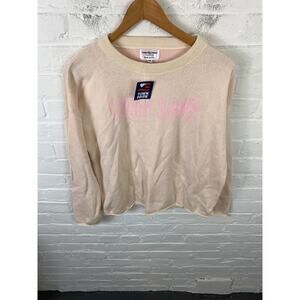 Town Pride Women's Forever Summer Pullover Sweater Long Sleeve Pink Size Medium